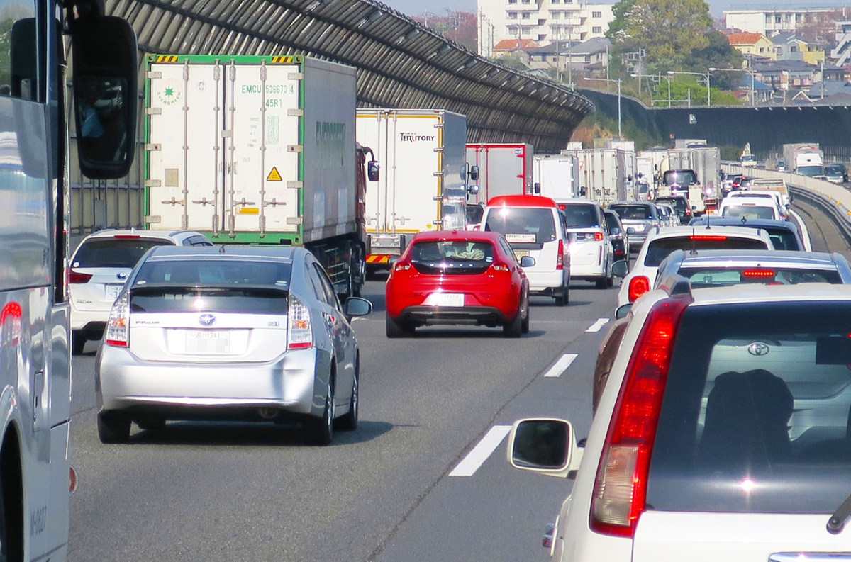 オリンピックの影響による交通規制で大きな渋滞が予想されます