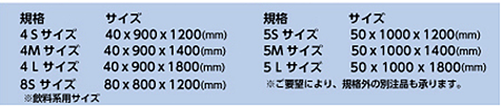 タックボード規格サイズ一覧