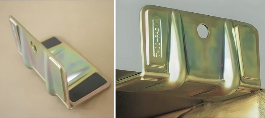 マグネット付タイプ（TP-M）：鋼材の底面角に取り付けるのに最適