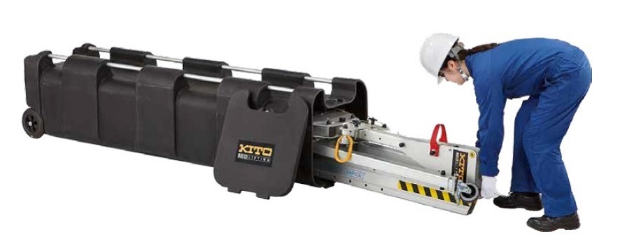 ポータガントリーオプション：専用の収納ケースも販売中（最大使用荷重500ｋｇ用のみ）