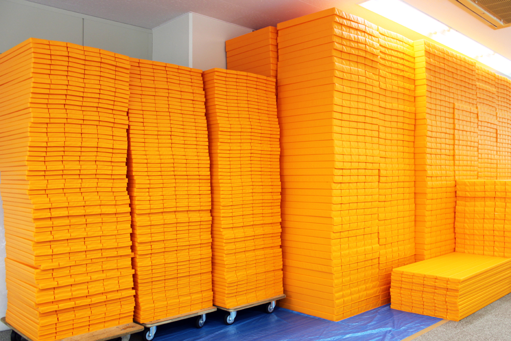 最盛期到来!「輸送用緩衝材ロールマット」