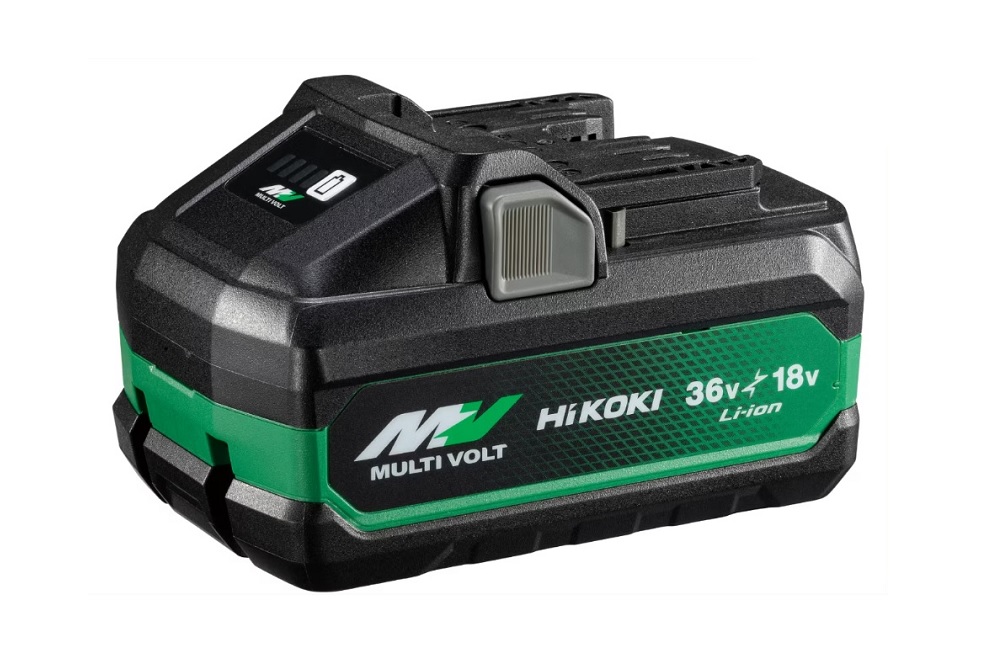 電気チェーンブロック 用バッテリー：HiKOKI電動工具用バッテリーのマルチボルトシリーズを採用