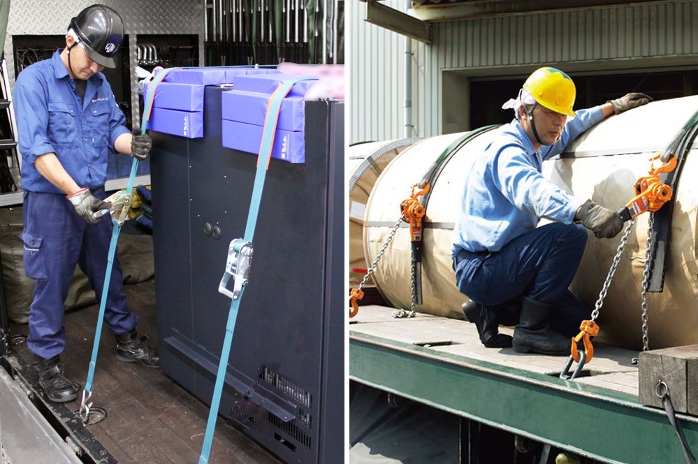 ラッシングベルトやレバーブロックなど各種キトー製品も取り扱い中