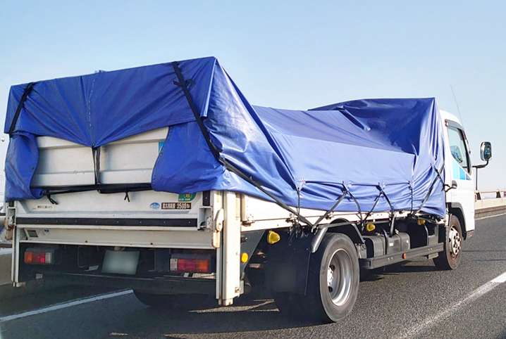 マルイチ製トラックシート:国産ブランド帆布を使用した高耐久のシート