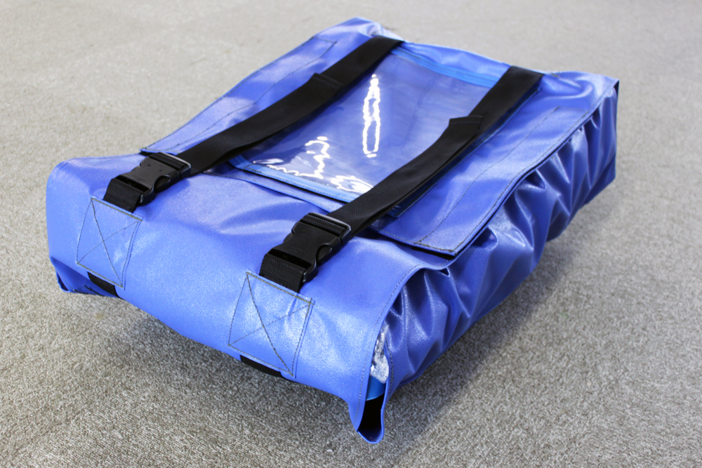 台車梱包カバー:台車を簡単に梱包可能な物流資材