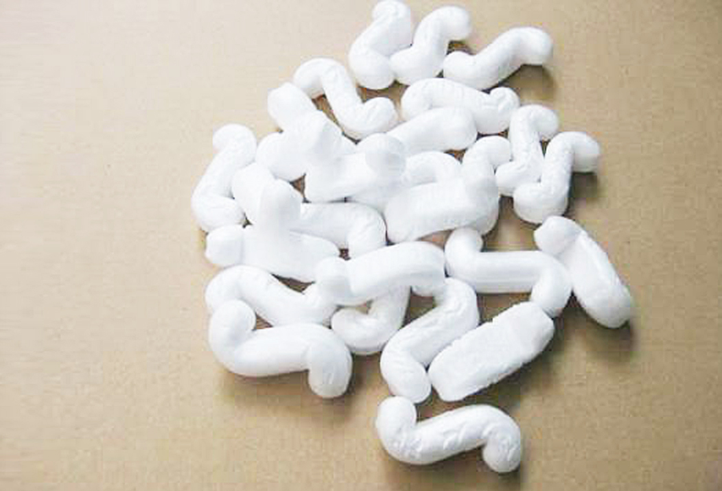 アスパックサラサラ®：環境にやさしいバラ状緩衝材