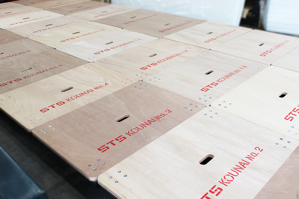 ネーム印刷＋ナンバリング：紛失防止や営業所間の取り違い防止