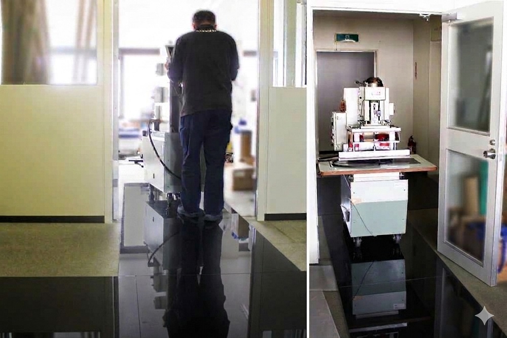 使用例②：重量物搬入時に床を傷つけないための養生板としても利用可能