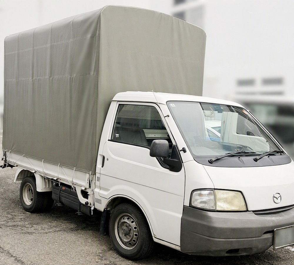 幌シート：風雨や直射日光などから荷物を保護