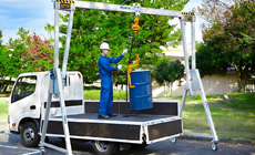 次世代型ポータブルクレーン　　　　　 　　 　　　   「キトーポータガントリー」をご紹介！