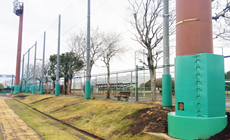 防護マット施工例紹介　野球場